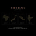 Your Place, Traced by Circles, maps drawn by rotating circles